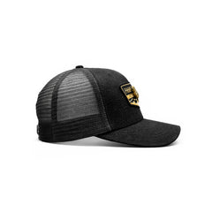 Gorra Knite Farmer Rooster Gold Trucker Gallo Oro Ajustable gris oscuro
