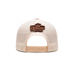 Gorra Knite Farmer Rooster Silver Trucker Plata Ajustable beige