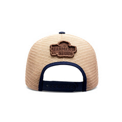 Gorra Knite Farmer Rooster Silver Trucker Plata Ajustable verde