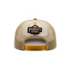 Gorra Knite Farmer Wheat Cafe Trucker Ajustable Cap azul