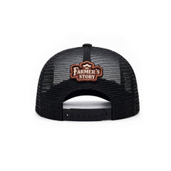Gorra Knite Farmer Wheat Cafe Trucker Ajustable Cap negro