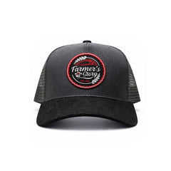 Gorra Knite Farmer Wheat Negro Trucker Ajustable Cap gris