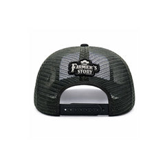 Gorra Knite Farmer Wheat Negro Trucker Ajustable Cap gris oscuro