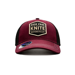 Gorra Knite Ride Free Trucker Malla Parche Bordado Biker