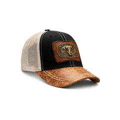 Gorra Trucker Vaquera Elefante Herraje Metálico Rancho