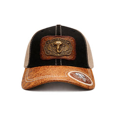 Gorra Trucker Vaquera Elefante Herraje Metálico Rancho