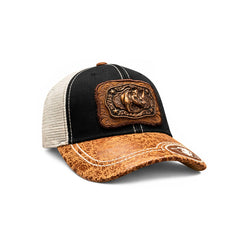 Gorra Trucker Vaquera Rino Herraje Metálico Rancho Knite