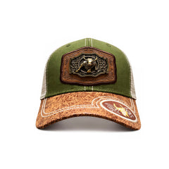 Gorra Trucker Vaquera Toro Herraje Metálico Rancho Knite