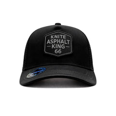 Gorra Trucker Knite Asphalt King Total Black Route 66