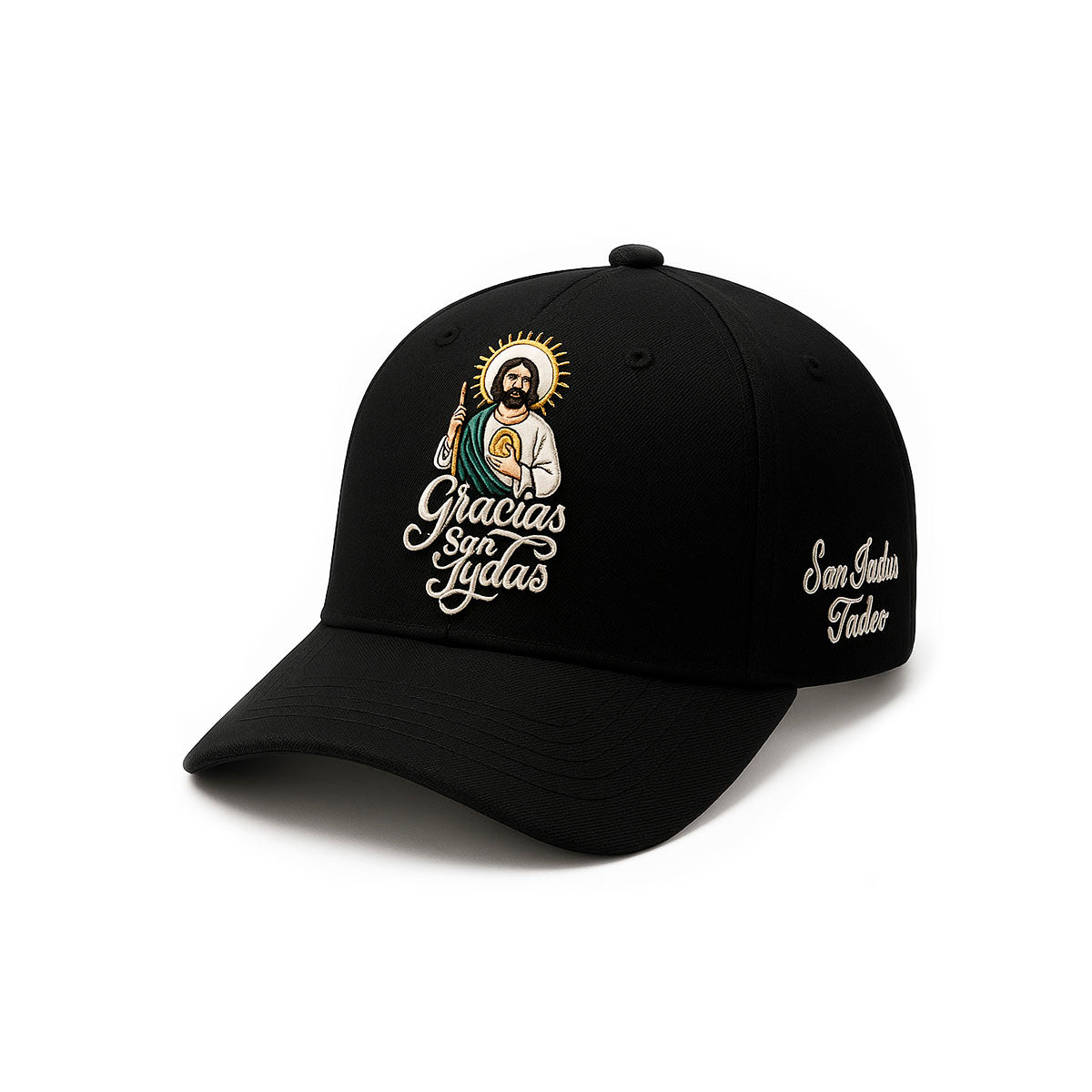 Gorra San Juditas visera curva ajustable negra Knite-Unitalla
