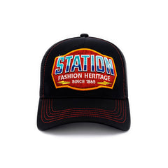 Gorra trucker malla Station Fashion Knite para hombre-Unitalla