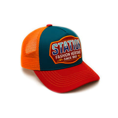 Gorra trucker malla Station Fashion Knite para hombre-Unitalla