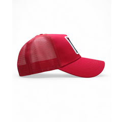 Gorra Animal Farm Panther rojo ajustable estilo camionero Knite