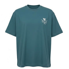 Playera Oversized Hombre Algodón 240g High Density Shield