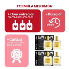Set 4 Perfumes Hombre Mandala Men's Signature Lujo 400ml