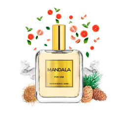 Perfume Hombre Mandala Marea Azul Cítrico Amaderado 100ml