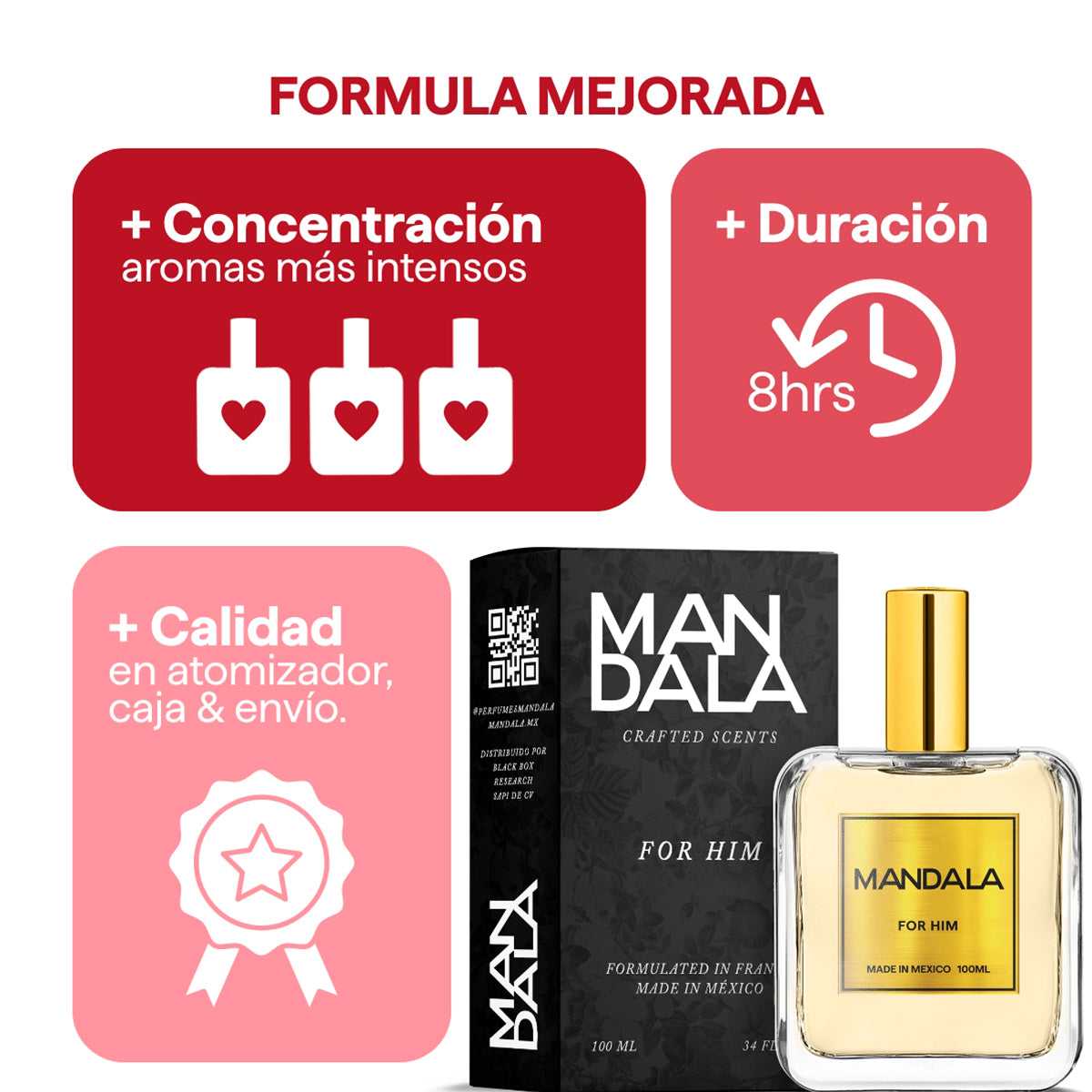 Perfume Hombre Mandala Citrus Purity Fresco Concentrad 100ml