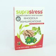 Rhodiola Boticaté y Ashwagandha 60 capsulas 450 mg Boticaté