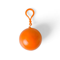 Impermeable de bolsillo en llavero de esfera 1 pz Naranja