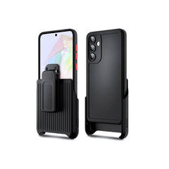 Funda de uso rudo JIE SMART con clip y soporte para Samsung A55
