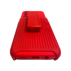 Funda de uso rudo JIE SMART con clip y soporte para Samsung A55
