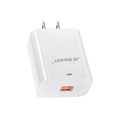 Cargador tipo C carga rápida JIE SMART 45W LED para dispositivos