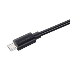 JIE SMART Cable de Datos micro V8 1.5m blanco o negro