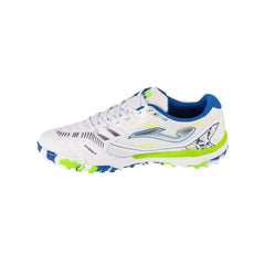 Tenis fútbol Joma Liga 5 2402 turf suela multitaco blanco