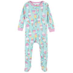 Mameluco Gerber Pack 2 Algodón Con Pies Ropa Dormir Bebé-12M