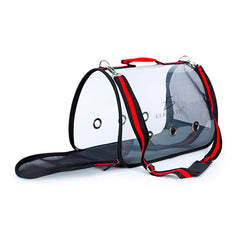 Transportadora Elegate Bolsa Mascota Arco Perro Gato Viaje Mediano Rojo