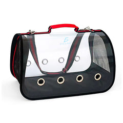 Transportadora Elegate Bolsa Mascota Arco Perro Gato Viaje Mediano Rojo