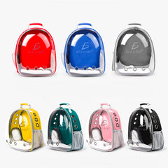 Transporte seguro y cómodo con mochila para mascotas ventilada