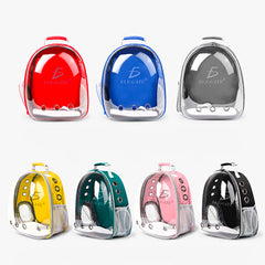 Transporte seguro y cómodo con mochila para mascotas ventilada