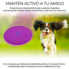 Frisbee para perros Ele-Gate flexible indestructible y flotante