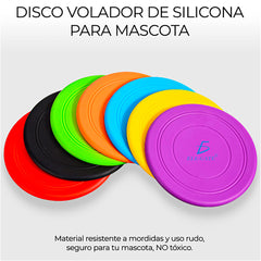 Frisbee para perros Ele-Gate flexible indestructible y flotante