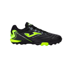 Tenis Joma Turf Negro Verde Resistentes Ligeros y Cómodos