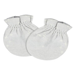 Mitones Gerber bebé gris amarillo 4 piezas antirrasguños-0-3M