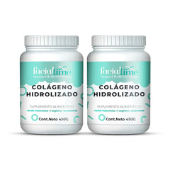 Colágeno Hidrolizado Pack 2x450g Antiedad FacialTime