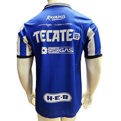 JERSEY PUMA JUGADOR MONTERREY MANGA CORTA BLANCO/AZUL TALLA XL