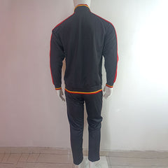 PANTS ROJO NEGRO RAYAS ROJAS TALLA M