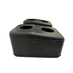 Par Tope Hule Negro Alto Impacto Carrocería Camión Redila-6 cm X 4 cm
