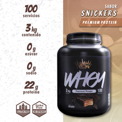 Proteína Whey Madness 3Kilos Suplemento Deportivo premium