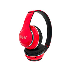 Audifonos Diadema Bluetooth Fm Sd Buytiti Audst66a - Rojo