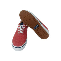 Tenis Sperry Halyard Cvo Chambray Hombre Sts13145 - Rojo/cambray 25 MX