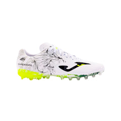 Botas fútbol Joma Supercopa 2402 FG resistentes césped firme Blanco