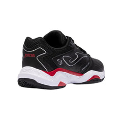 Tenis Joma Padel Master 1000 Negro Rojo Resistente y Cómodo