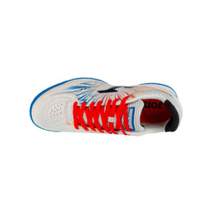Tenis Futbol Rapido Joma TOP FLEX 2476 Turf Blanco/Rojo 25 MX