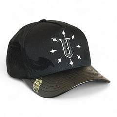 Gorra BLACK ANGELS VAGO Style Negra Ajustable y Artesanal-Unitalla
