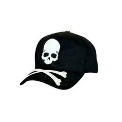 Gorra Negra Camionero Hombre Vago Bones Calavera Original
