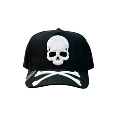 Gorra Negra Camionero Hombre Vago Bones Calavera Original
